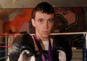 BATTLED THROUGH PAIN: Newport boxer Fred Evans with his  silver medal from the London 2012 Olympic Games