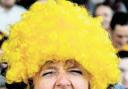 GOING WILD: County fan Kayleigh Norman reacts after Newport scores