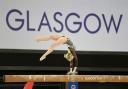 TEAM BRONZE: Wales' Georgina Hockenhull competes on the beam during the women's artistic gymnastic's team final