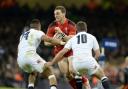 George North in action against England