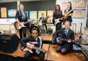 Chepstow school of the week.  Rock lessons during Music