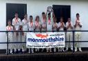 The Monmouth team which won the Monmouthshire Building Society Youth Cricket Shield Under 15 Final