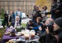 Labour MP Paul Flynn speaks at a cannabis tea party held by the United Patients Alliance outside Houses of Parliament, in Parliament Square, London. PRESS ASSOCIATION Photo. Picture date: Tuesday October 10, 2017. The UPA is inviting members of the