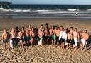 ESCAPING THE SNOW: Our first activity in Port Elizabeth was a dip in the sea to recover from the travel to South Africa