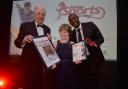 SPECIAL OCCASION: Bethany Paull, centre, pictured receiving her award at last year's ceremony