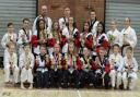 Torfaen Taekwondo Club members who took part in the English Championships
