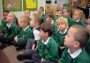 Read Write Inc with reception group at Greenmeadow Primary School who are school of the week.  www.christinsleyphotography.co.uk