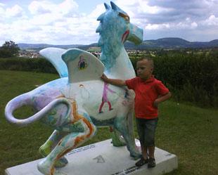 Number 48 Newport’s Great Outdoors My grandson Harvey at at Alt yr yn 