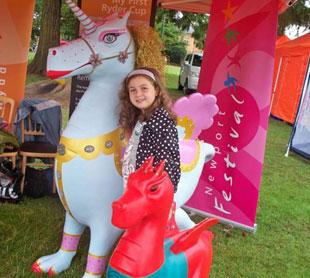 This is my daughter Maddsion Age 8 from Lliswerry Primary School checking out a Superdragon. From Gemma Boucher.