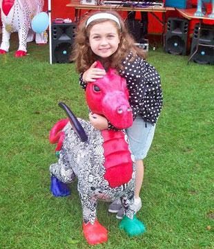 This is my daughter Maddsion Age 8 from Lliswerry Primary School checking out a Superdragon. From Gemma Boucher.