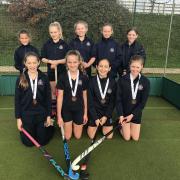 SUCCESS: The Monmouth School Girls’ Prep’s Under-11 hockey team. Back row, from left, Issy Taylor, Ellie Walsh, Sophie Williams, Annabelle James and Romy Farquhar. Front, from left, Verity Ainsworth, Jess Stentiford, Jess Law and Alice