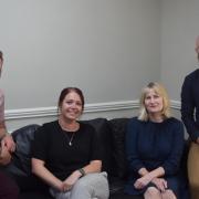 Lots of new jobs: (from left to right)John Hoare, Louise Quinn-Morris, Angie Davey and James Spear, have joined Paul Fosh Auctions as it continues to expand in its twentieth year in business