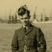 SUPPLY POINT: Richard Maslen was part of the RAF's vital team at Newport docks