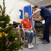 A person receives a Covid-19 vaccination, December 17, 2021. Picture: Kirsty O'Connor/PA Wire