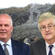Welsh Conservative leader Andrew RT Davies and first minister Mark Drakeford have clashed over coal tips Pictures: Martin Curtis/Huw Evans Agency/PA
