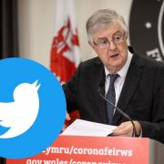 Figures reveal how many Twitter users the first minister Mark Drakeford and the Welsh Government have blocked on the social network. Original picture: Huw Evans Picture Agency