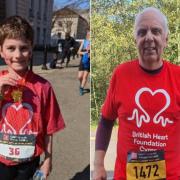 Ollie Banks (left) and Phil Fiander (right) will be representing Gwent at the Cardiff Bay run on Sunday.