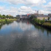 A general view of River Taff in Cardiff.