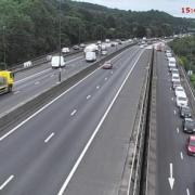 J26 (Malpas) of the M4 (eastbound) - Picture: Traffic Wales