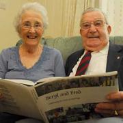Fred Burton with his wife Beryl