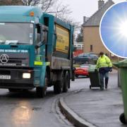 Changes to bin collections in Torfaen due to the warm weather.