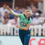 PROSPECT: Newport spinner Sophia Smale in action for Oval Invincibles