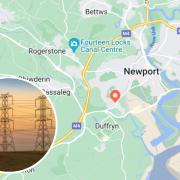 More than 100 homes have been affected by power cuts in western Newport.