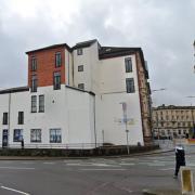 Street view image of the former Kings Hotel building in Newport city centre.