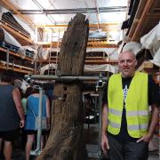 Dr Toby Jones, curator of the Newport Ship.