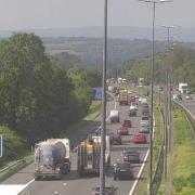 Heavy congestion is already building this afternoon on the M4