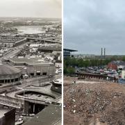 Newport Centre is now nothing more than a pile of rubble