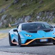 A Lamborghini Huracan STO which can cost between £249,412 and £331,212