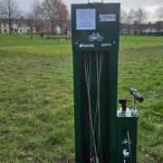 One self-repair station in Risca Park