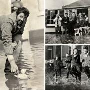 Smiling in the face of disaster - flooding in the 1990's