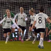 DELIGHT: Jess Fishlock put Wales in front against the Republic of Ireland