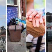 Which councils in Gwent have set the highest and lowest council tax bills to help pay for services such as waste collections and social care?