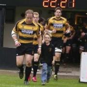 Rhys Leads Out Newport