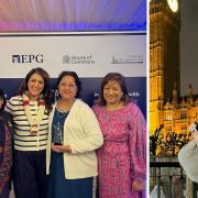 Natasha Asghar received the award at the House of Commons