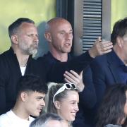 DUO: Ryan Giggs watches Salford with fellow owner Nicky Butt