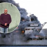Mike Hermanis from Newport was on board the RFA Sir Galahad when it was bombed
