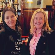 Entrepreneur: Vladyslava Krapyvka, of The Lamb in Newport, with Jayne Bryant, MS for Newport West