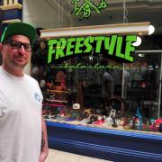 Darran Ward, owner of Freestyle Skatestore.