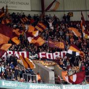 CHANCE: Bradford fans will hope for a play-off miracle when they host Newport County on final day
