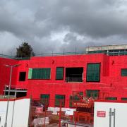 Construction of the new cancer centre at Nevil Hall is well underway