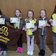 Five girls have been praised for working hard to achieve the highest award they can get.
