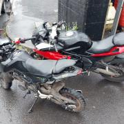 The stolen bikes were seized after causing weeks of nuisance in the area