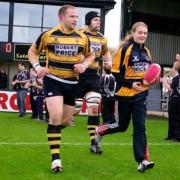 Jess Leads Out Newport With Skipper Andy Brown