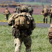 Soldier dies at Welsh training range