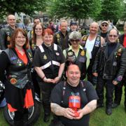 Members of the Royal British Legion riders at the party in the park