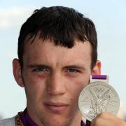 WHAT A GAMES: Newport boxer Fred Evans with his London 2012 silver medal